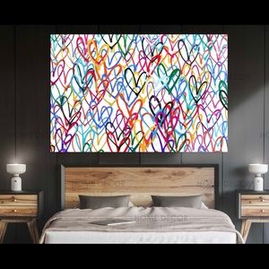 Modern Heart Canvas